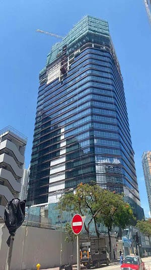 Hong Kong unitized glass curtain wall