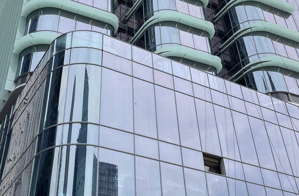 Glass curtain wall system