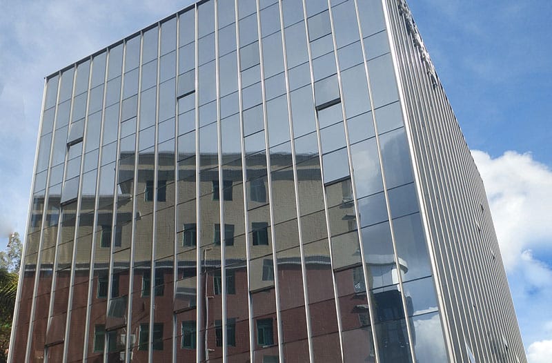 Glass curtain wall style