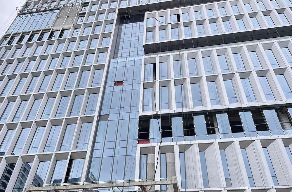 Design and construction of glass curtain walls