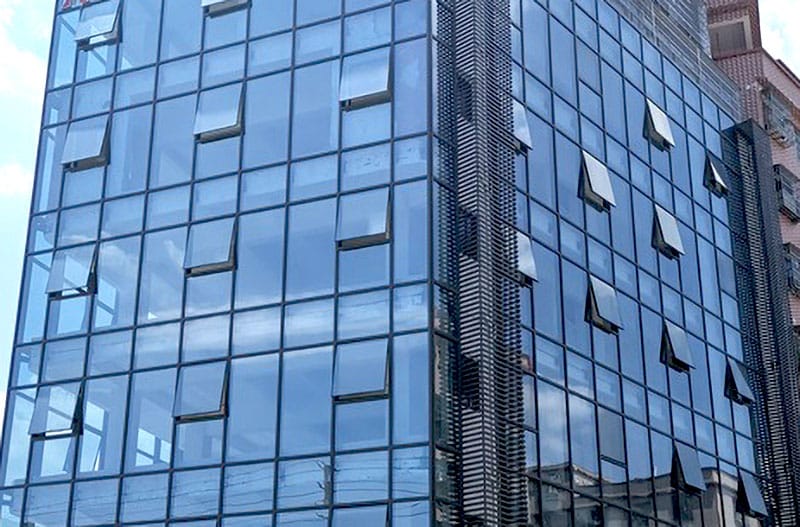 Frame glass curtain wall