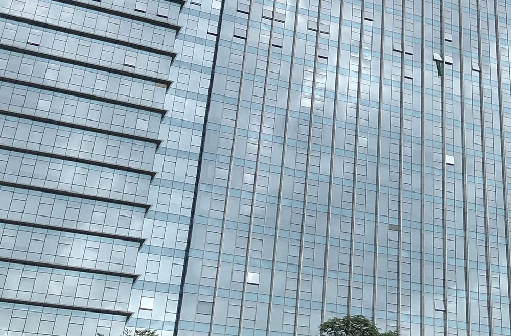 glass curtain walls