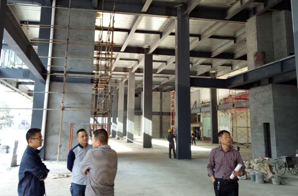 On-site measurement of glass curtain walls