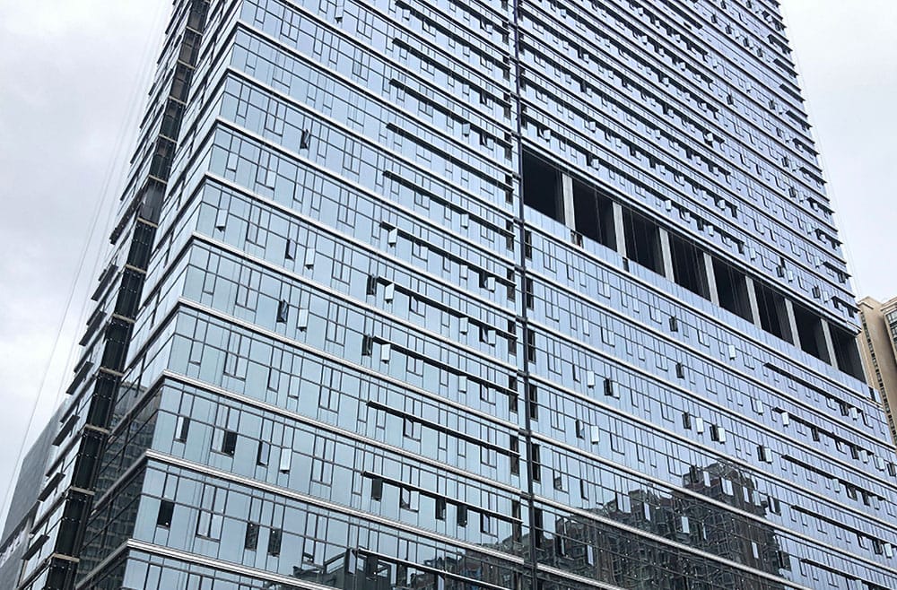 The value of glass curtain walls