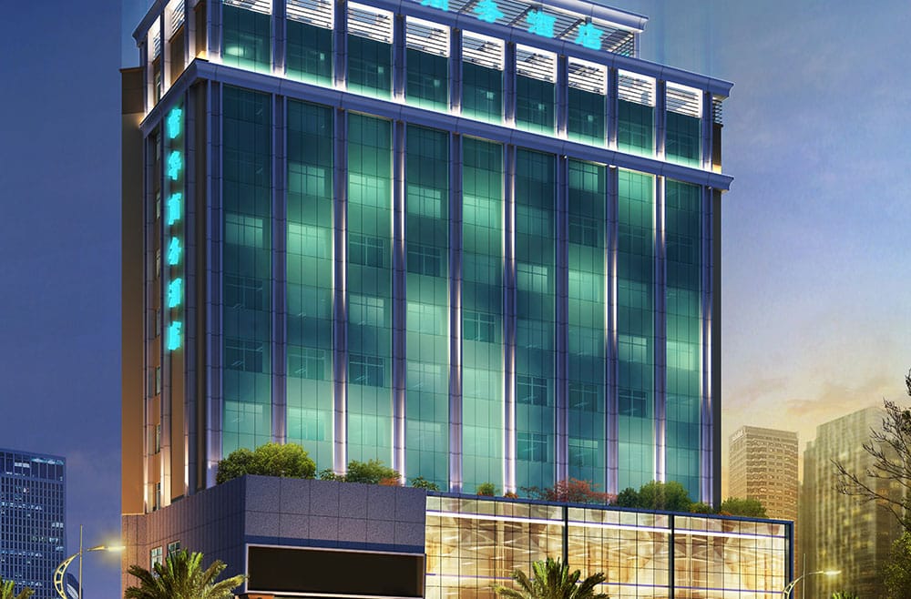 Glass Curtain Wall for Hotels