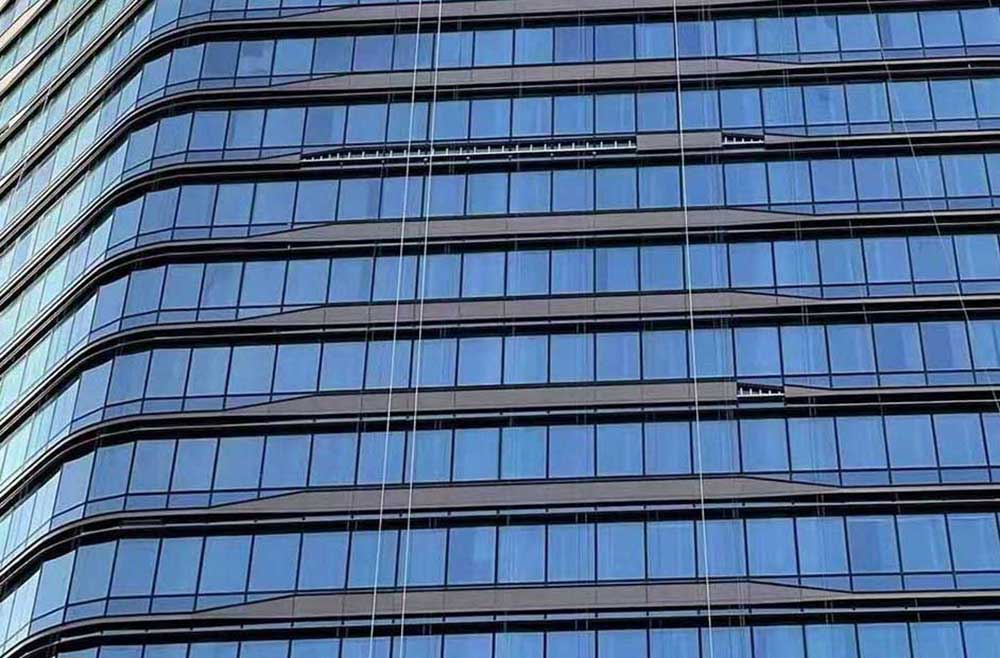 Semi-Unitized Glass Curtain Wall